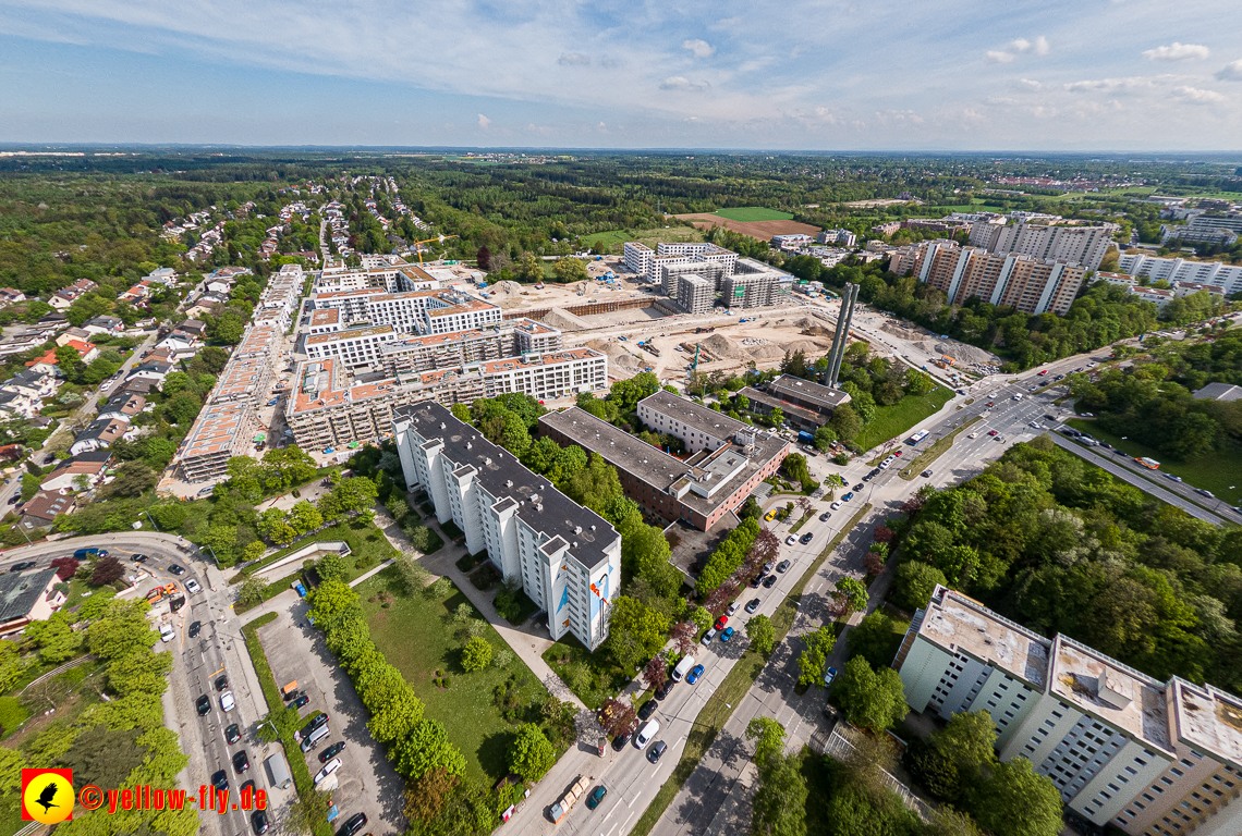 09.05.2023 - Baustelle Alexisquartier und Pandion Verde in Neuperlach